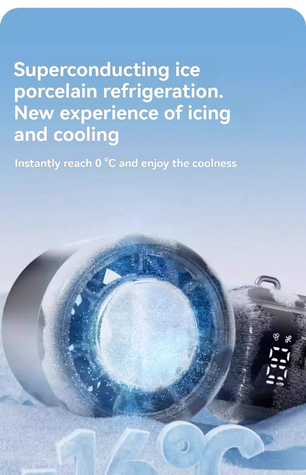 Handheld Ice Cooling Fan