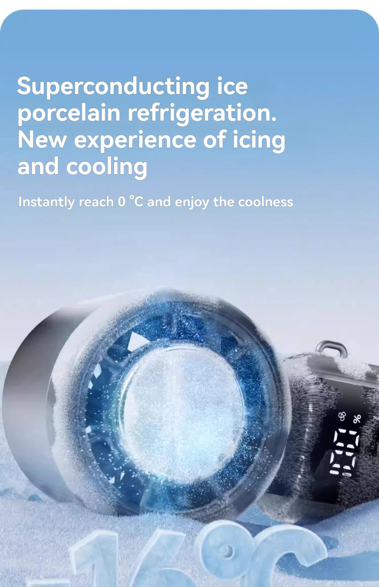 Handheld Ice Cooling Fan