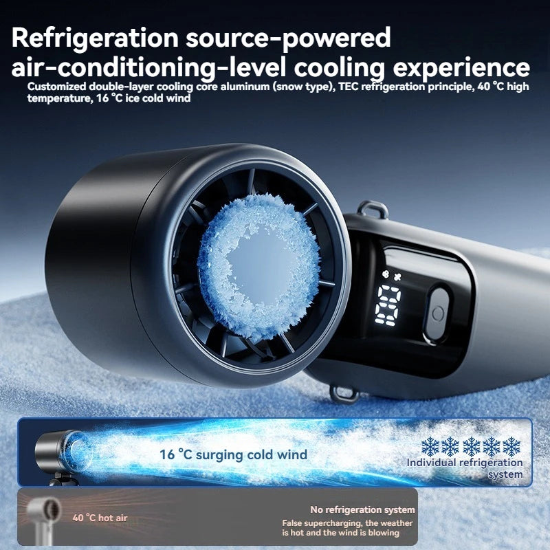 Handheld Ice Cooling Fan