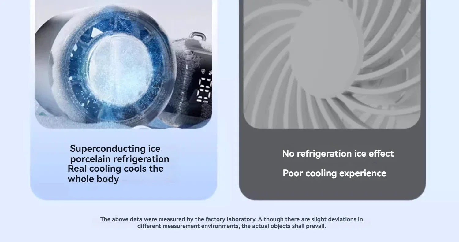 Handheld Ice Cooling Fan