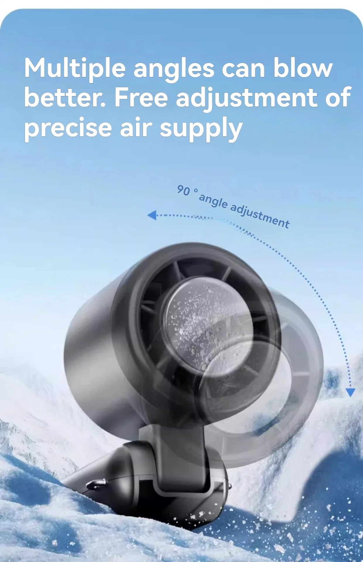 Handheld Ice Cooling Fan