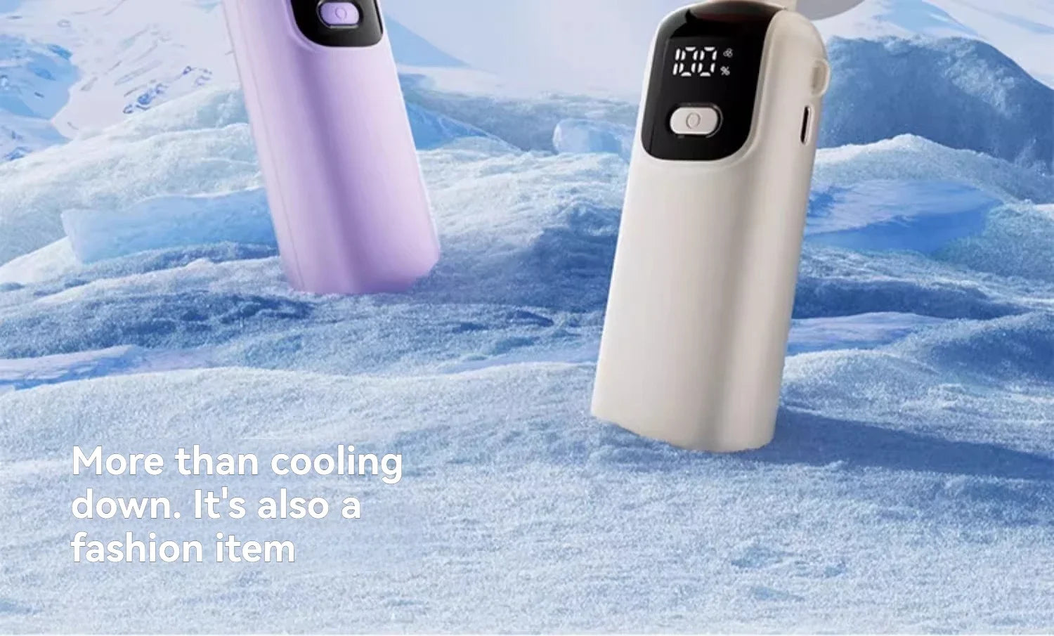 Handheld Ice Cooling Fan